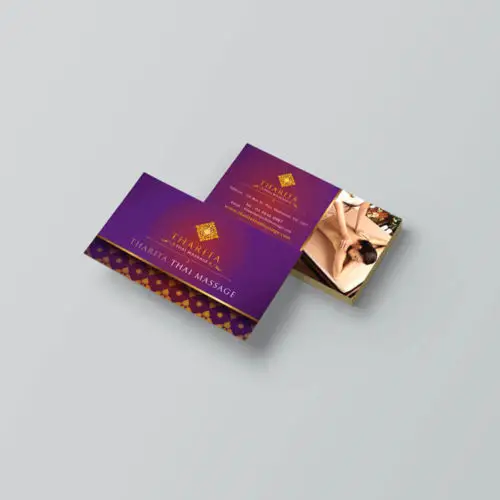 นามบัตร Tharita Thai Massage