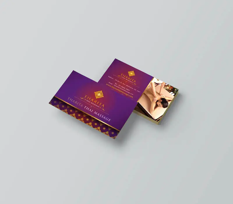 นามบัตร Tharita Thai Massage