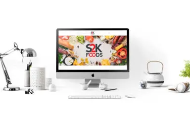 ออกแบบเว็บไซต์บริษัท S2K Foods