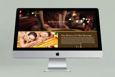 ออกแบบเว็บไซต์ Paragon Thai Massage